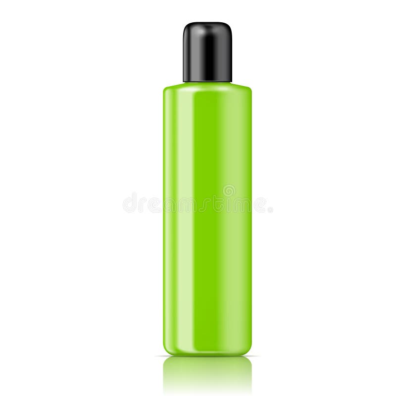 Color tubular bottle template.