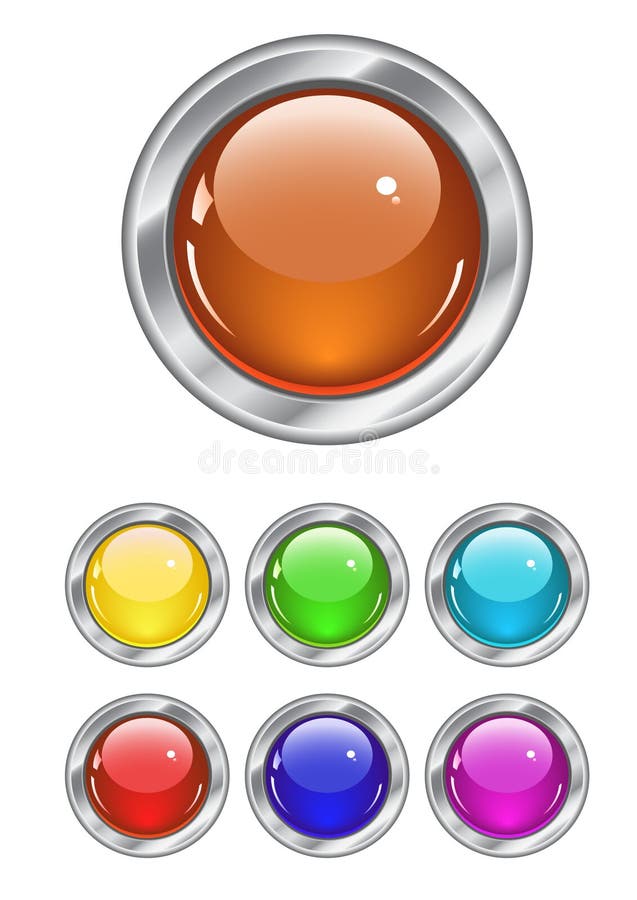 Color web buttons