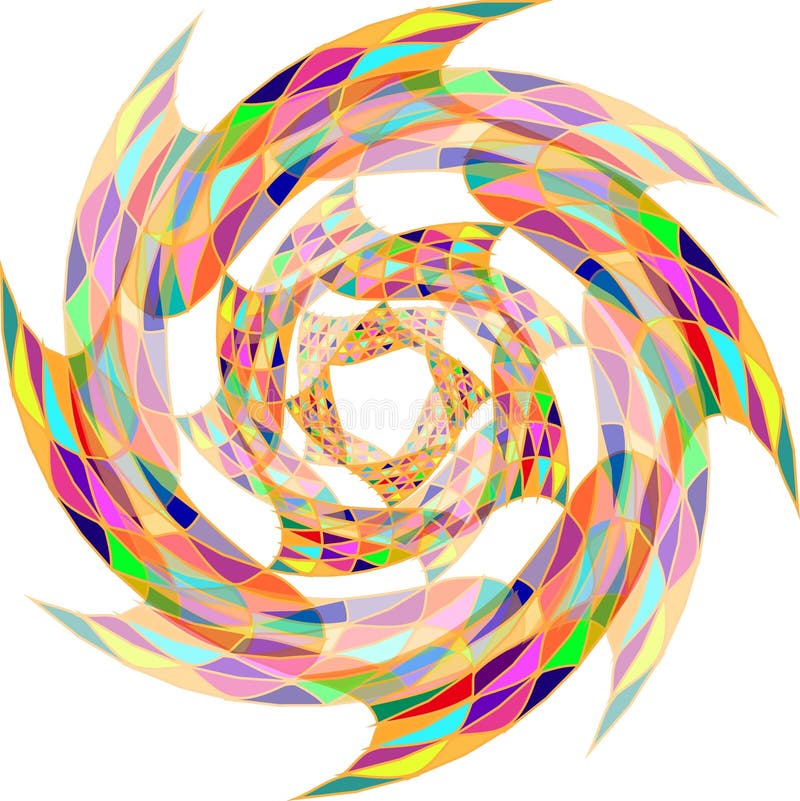 Color Wheel Background. Vector Illustration Stock Vector - Illustration