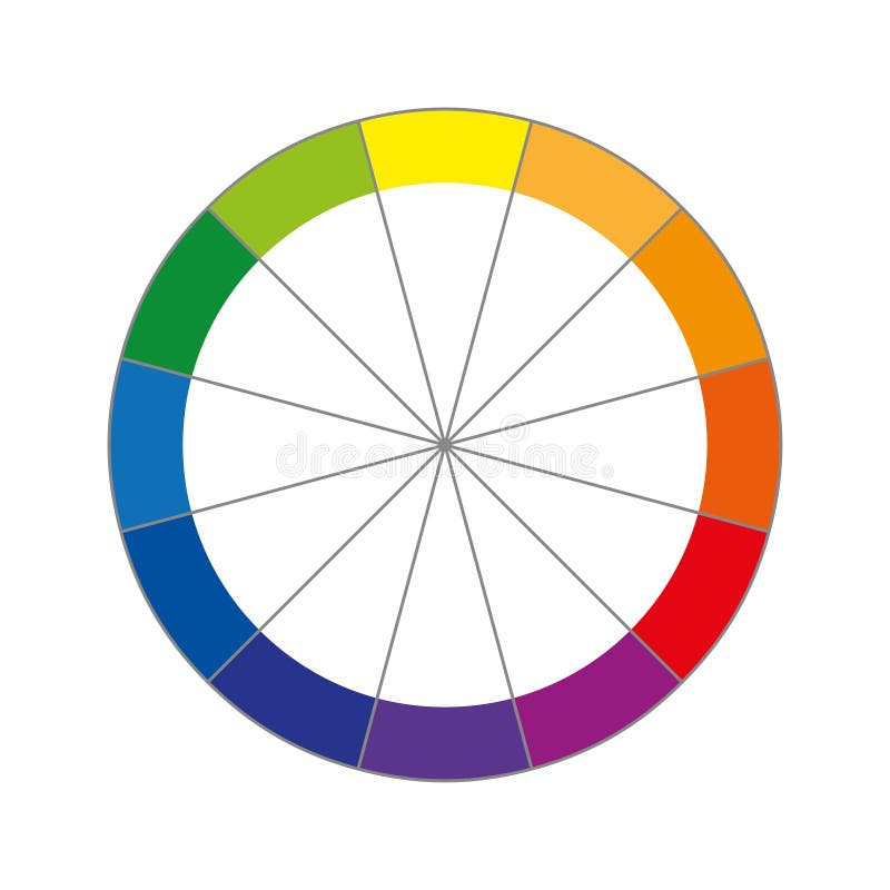 12 part color wheel primary colors - honomega
