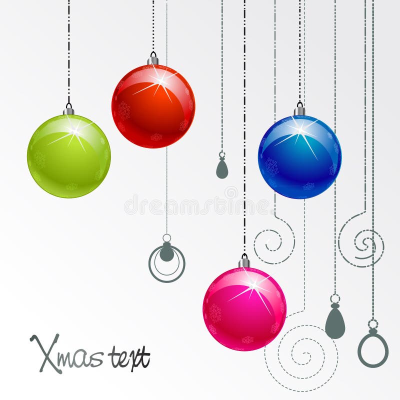 Color Xmas balls