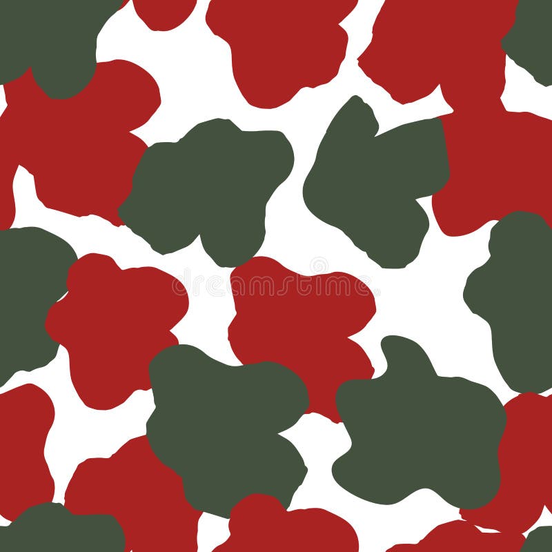 Colora o teste padrão sem emenda da flor no projeto das forças armadas ilustração do vetor Colora o teste padrão sem emenda da flor no projeto das forças armadas ilustração do vetor