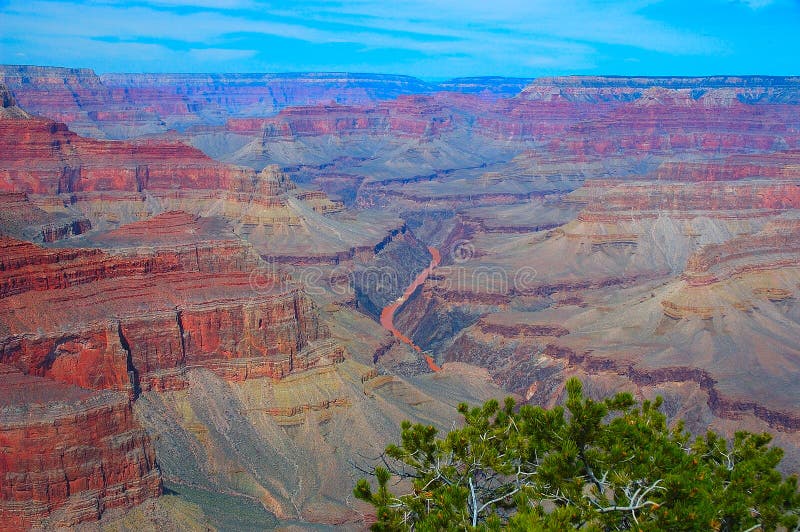 Colorado river in Grand canyon