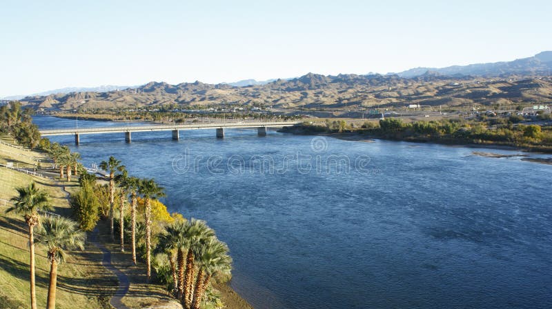 Colorado River Landscape royalty free stock photography
