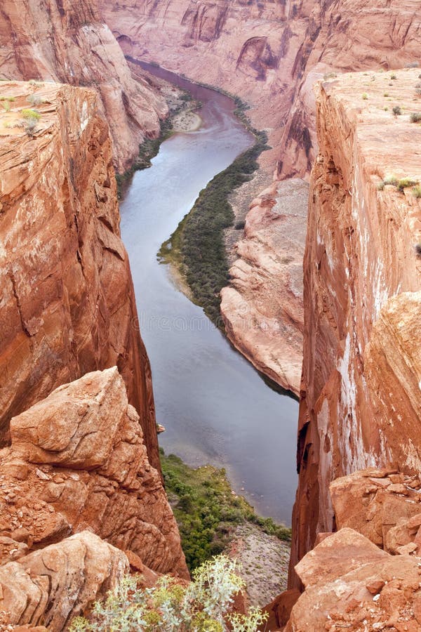 Colorado River Near Page Arizona stock images