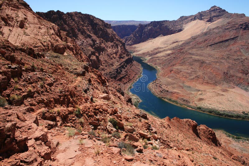 Colorado River vista stock photos