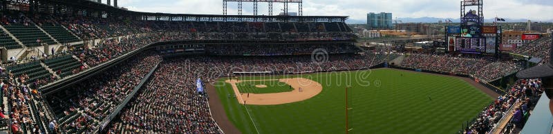 Colorado Rockies - Coors Field stock photo Colorado Rockies - Coors Field stock photo