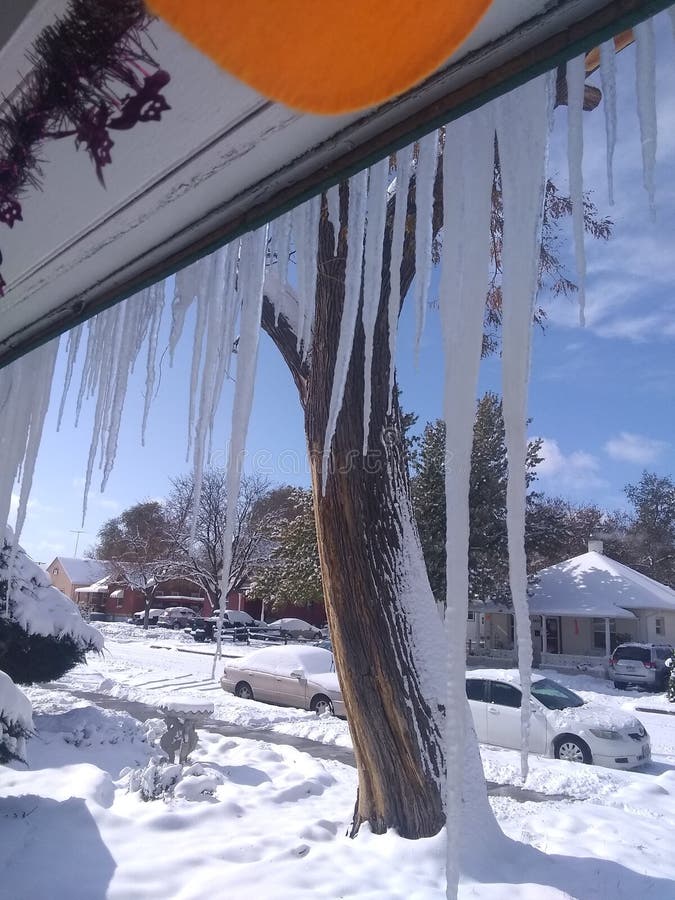 Colorado snow ice storm cold stock photo Colorado snow ice storm cold stock photo