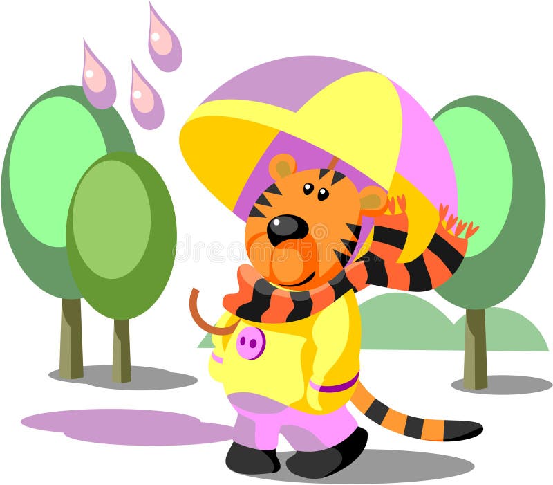 Colore ambulante 02 della tigre royalty illustrazione gratis Colore ambulante 02 della tigre royalty illustrazione gratis