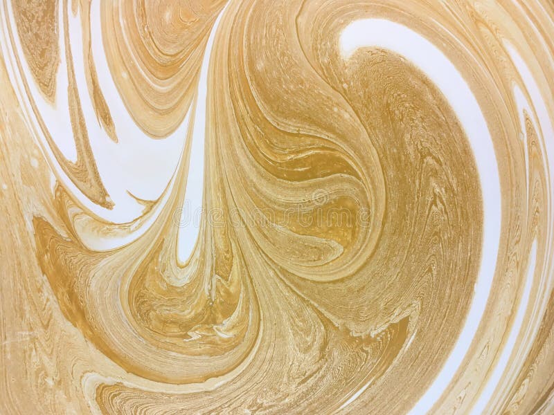 Colore bianco e giallo del fondo misto della pittura Contesto astratto con i riccioli immagini stock Colore bianco e giallo del fondo misto della pittura Contesto astratto con i riccioli immagini stock