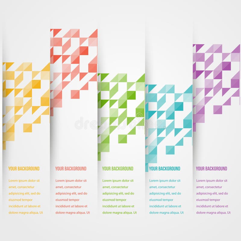 Colore 2 5 del triangolo di vettore 02 14 illustrazione di stock Colore 2 5 del triangolo di vettore 02 14 illustrazione di stock