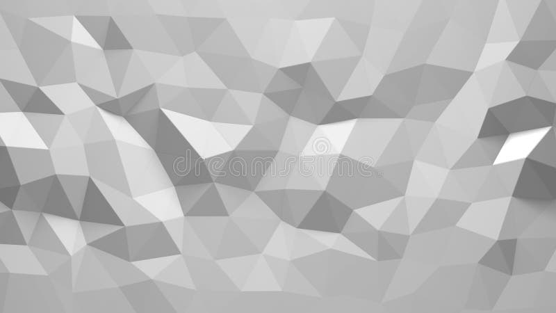 Colore geometrico poligonale astratto di bianco del fondo