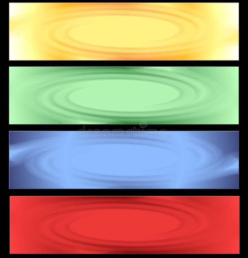 Colored abstract banner