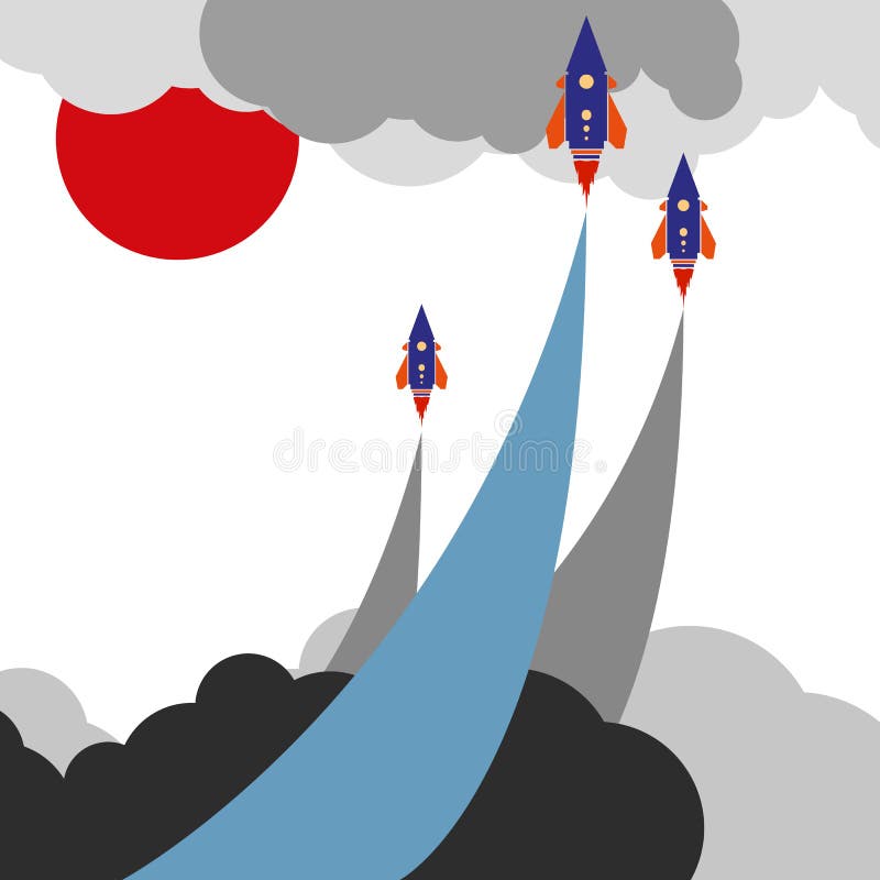 cartoon business jet jumping line cartoon business jet jumping line