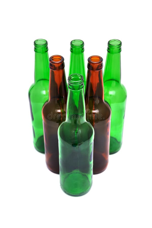 Colored beer bottles stock photo. Image of recycling 22124040