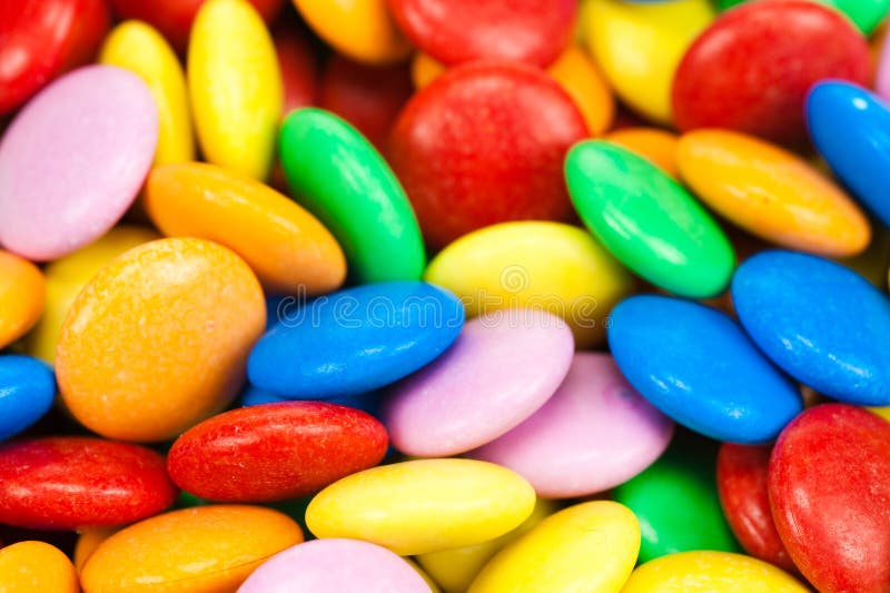 Colored candy
