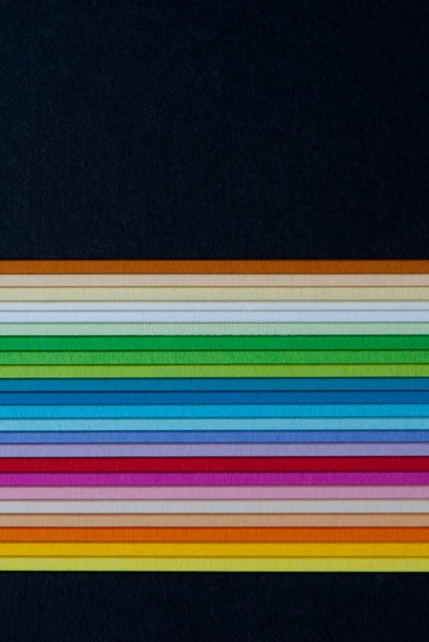 Colored cardboard stack stock images