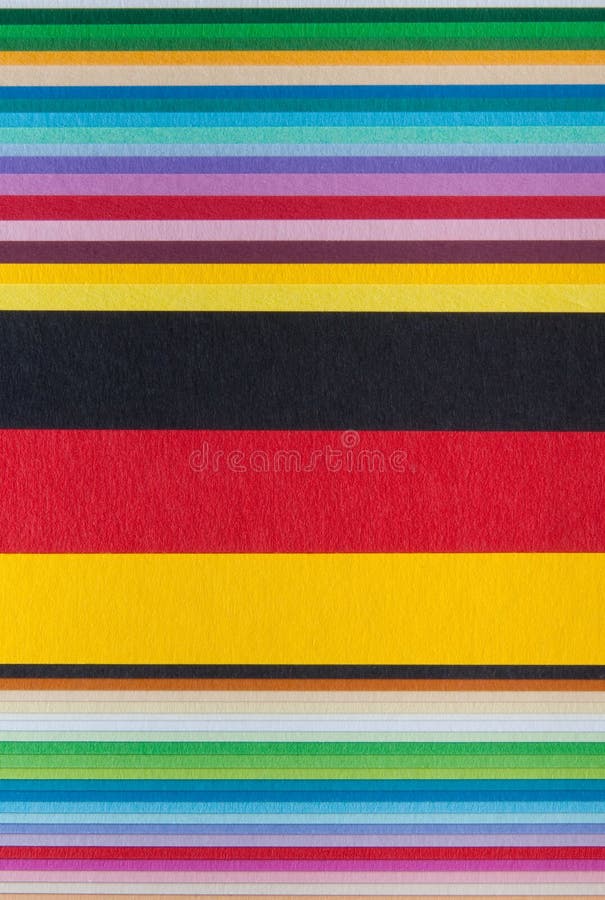 Colored cardboard stack royalty free stock photography