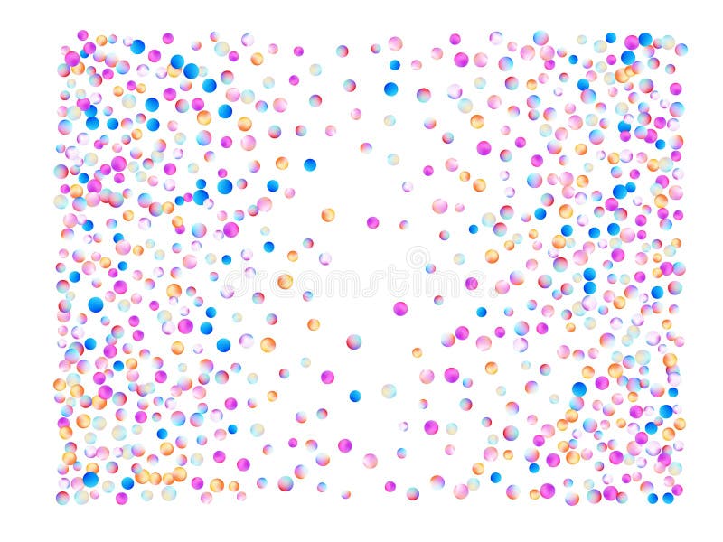 Colored Confetti Balls, Particles Stock Vector Illustration of