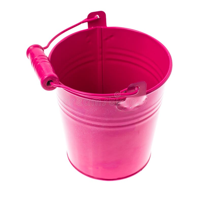 Colored Decorative Metal Buckets Stock Photo Image of concept