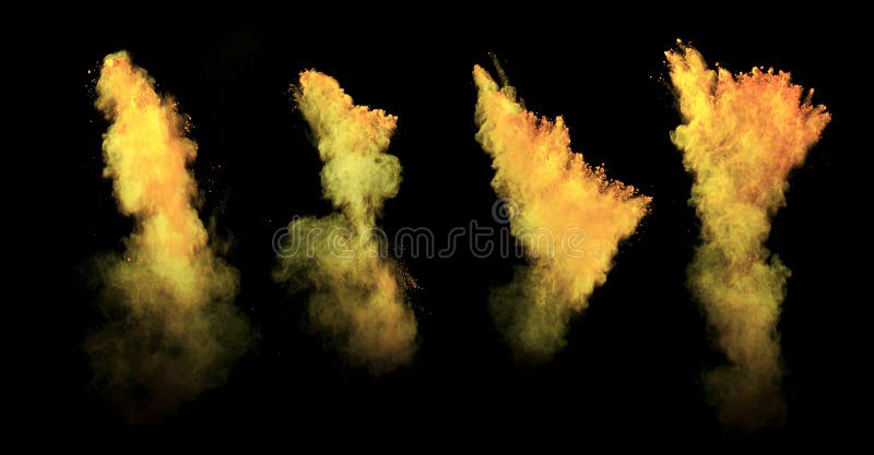 Colored dust stock image