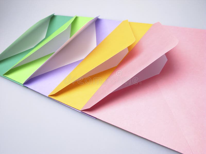 Colored envelopes