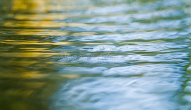 Colored floating water