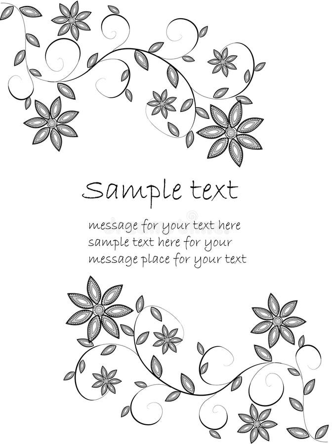 Colored floral background