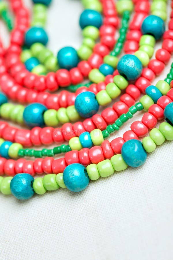 Colored glass beads stock image. Image of card, decoration 60534085