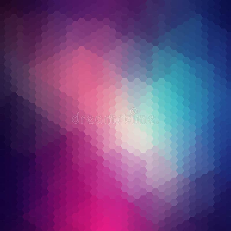 Colored hexagon background. abstract illustration. layout for the presentation. polygonal style. eps 10 vector illustration
