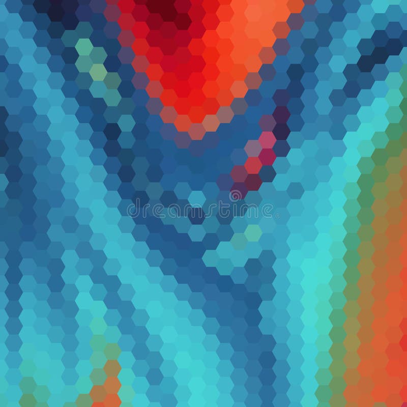 Colored hexagon background. Vector template for a presentation. eps 10 royalty free illustration