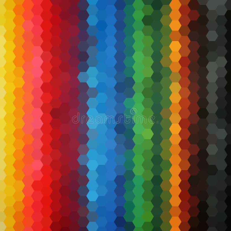 Colored hexagon background. Vector template for a presentation. eps 10