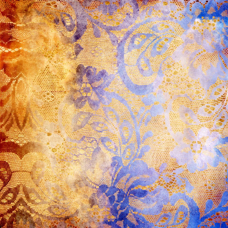 Colored lacy patterns royalty free illustration