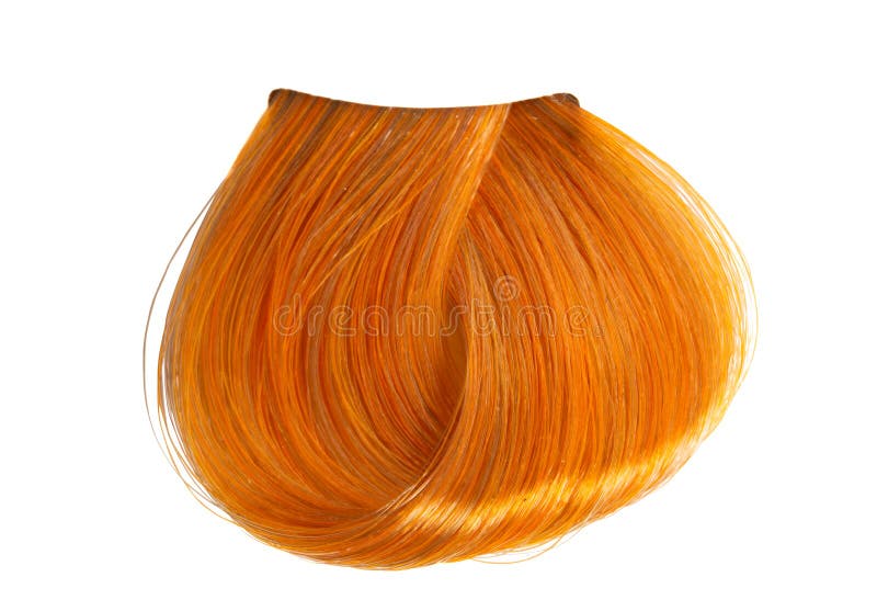 Colored Lock Of Hair Isolated Stock Photo Image Of Hairstyle