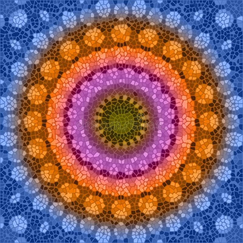 Colored mosaic royalty free illustration Colored mosaic royalty free illustration