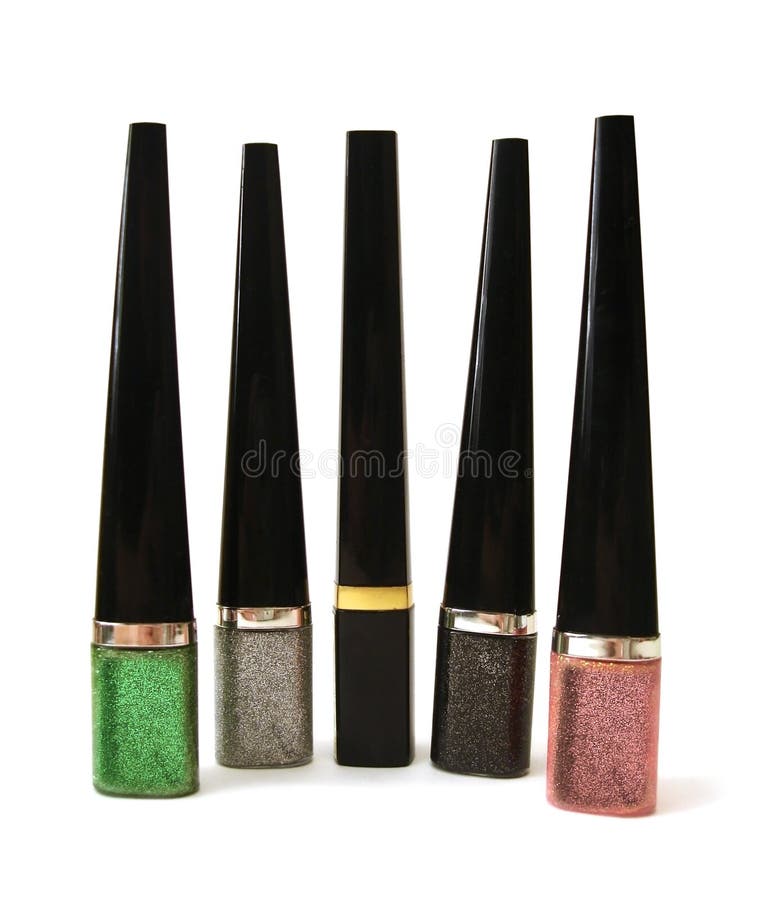 Colored naill polish or lipstick