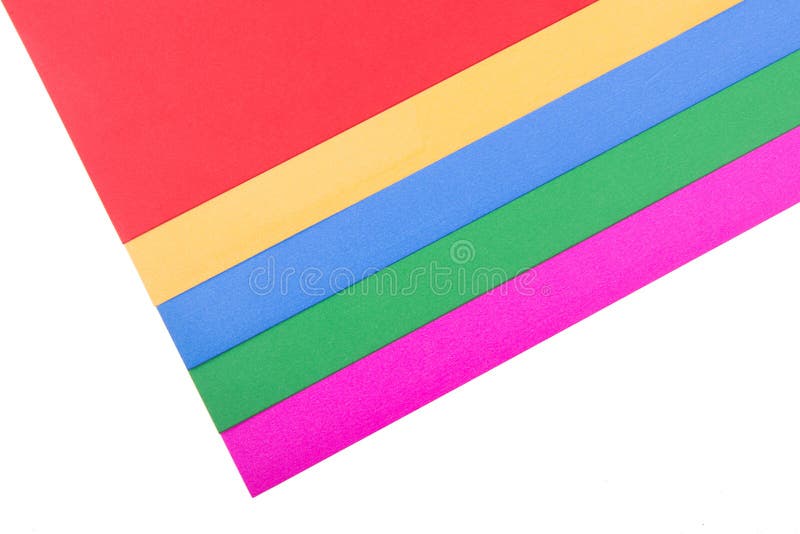 Colored paper stock photo. Image of sheet, painting, paper 58325818