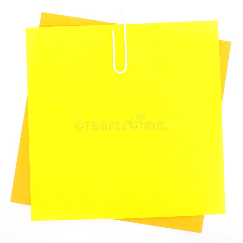 Colored papers with staple stock photo. Image of isolated 33051330
