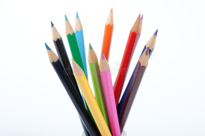 Colored pencil stock image. Image of painting, tool, variation - 10835519