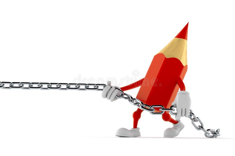 Pencil Chain Stock Illustrations 890 Pencil Chain Stock Illustrations