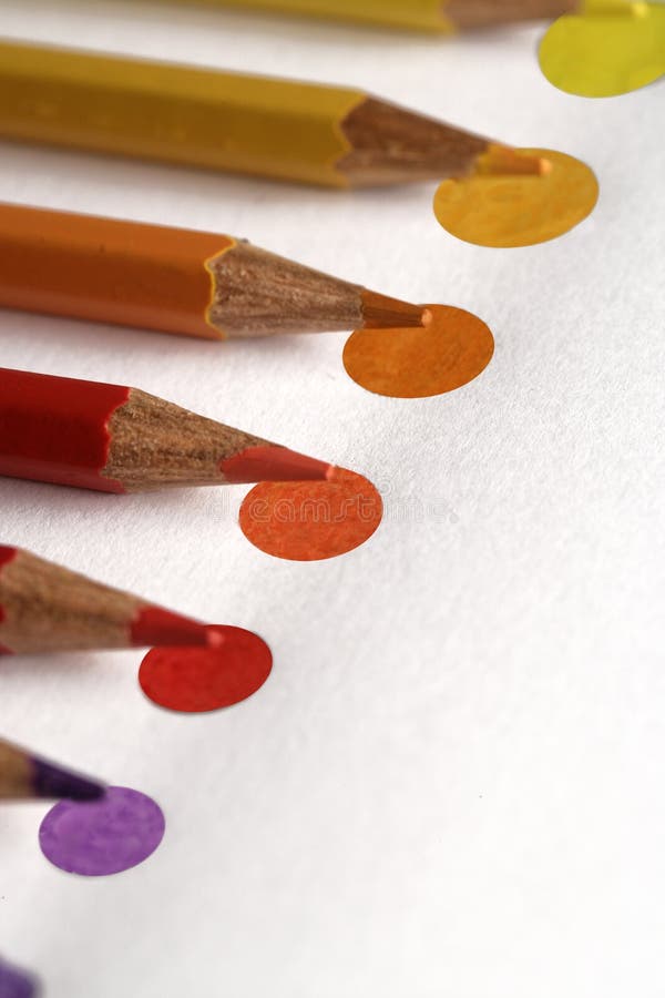 Colored pencil points stock photo. Image of grape, colored 99247118