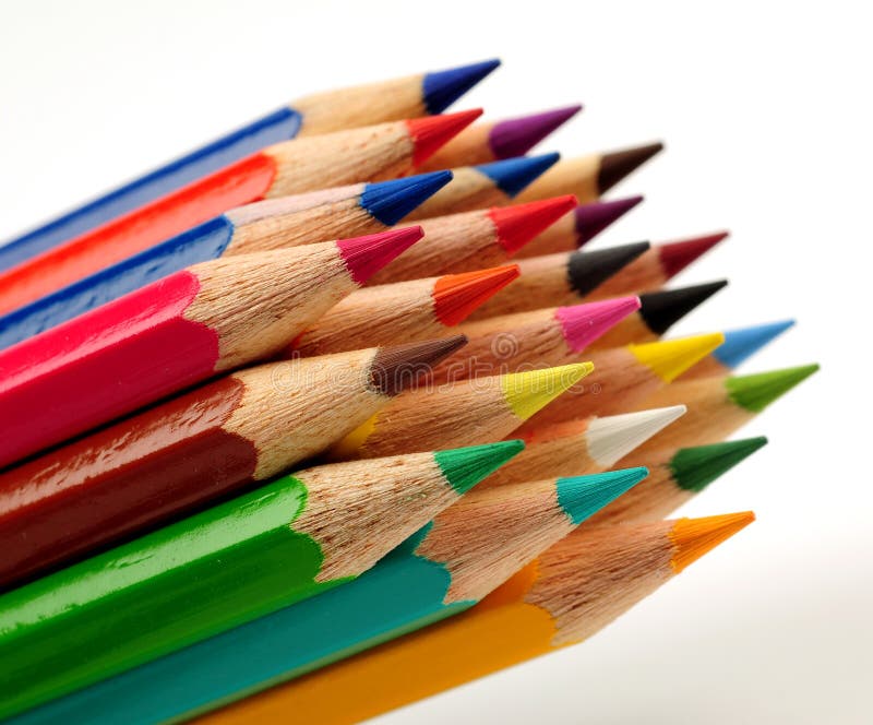 Colored Pencils royalty free stock photo
