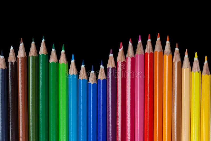 Colored Pencils Background