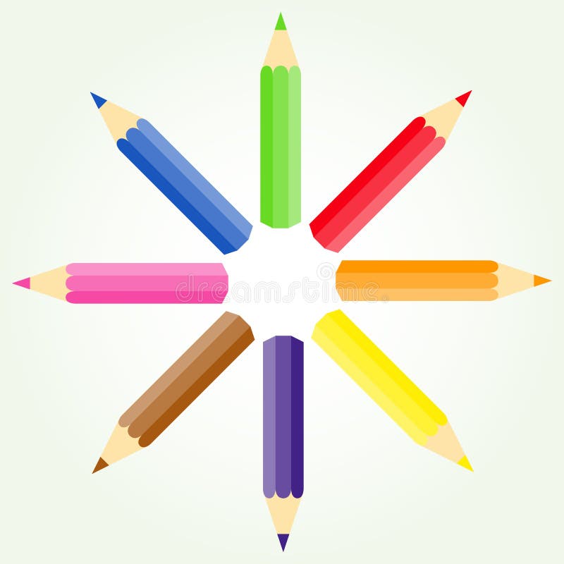 Colour Pencils Stock Illustrations – 5,773 Colour Pencils Stock  Illustrations, Vectors & Clipart - Dreamstime