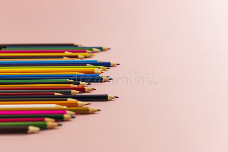 Placeit –Drawing-pad and color pencils Stock Photo by katrinshine