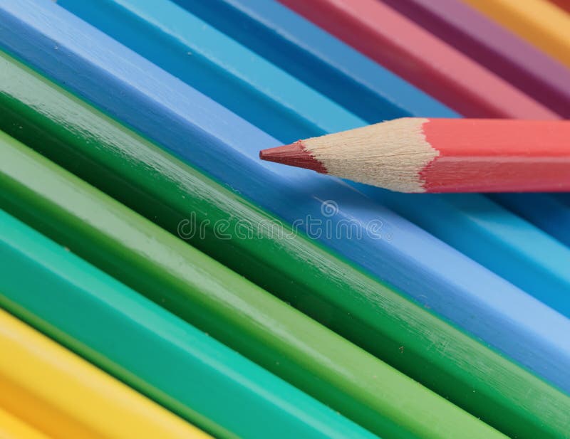 Colored pencils stock image. Image of pencils, colors - 54567721