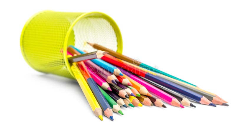 Placeit –Drawing-pad and color pencils Stock Photo by katrinshine