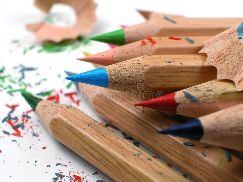 Colored Pencils-Staged