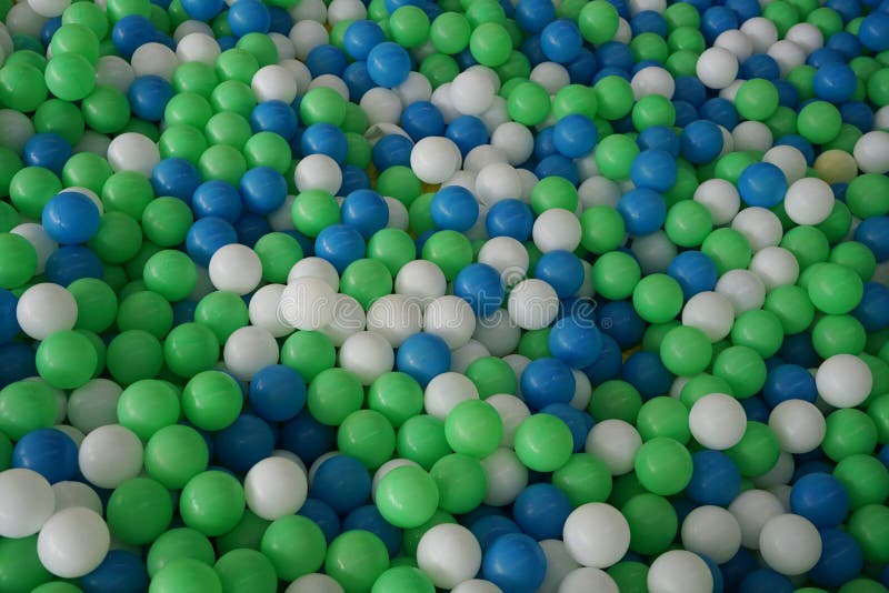 Colored Plastic Balls in the Playground in Thailand Stock Image Image