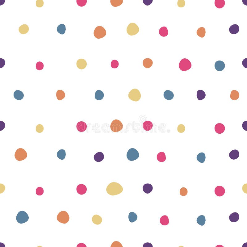 Cute Abstract Design Polkadot Stock Illustration - Illustration of ...